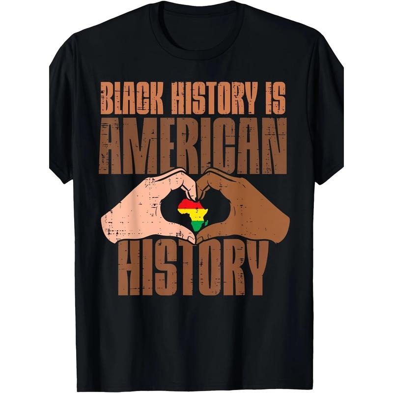 Black History Is American History" Men's T-Shirt
