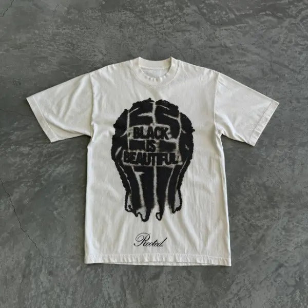 Black Is Beautiful Short Sleeve T-Shirt Hoodie, Sweatshirt | TeeBloomCo.com