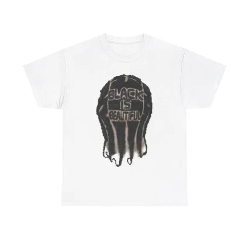 "Black is Beautiful" Vintage Hippie 90s Styled Graphic T-Shirt Casual Classic Cotton Menswear Retro Top Tee Tshirt...