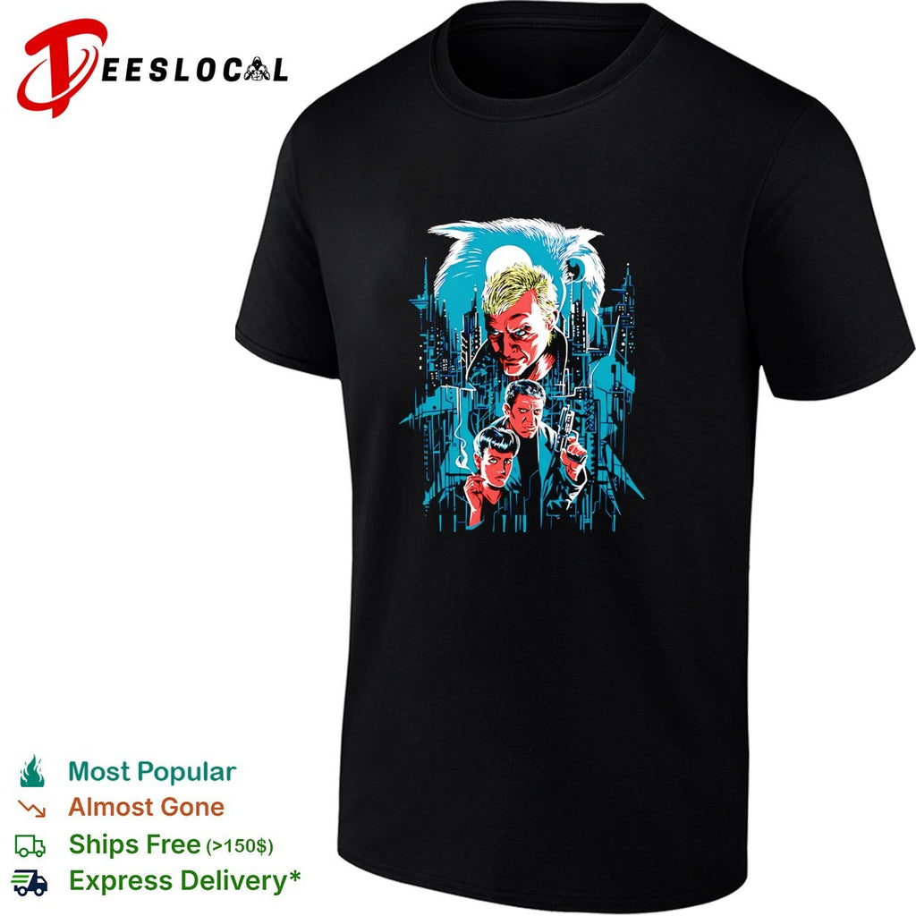 Blade Runner Roy Batty Rick Deckard Rachael Tyrell Owl Cyberpunk Sci Fi Art shirt