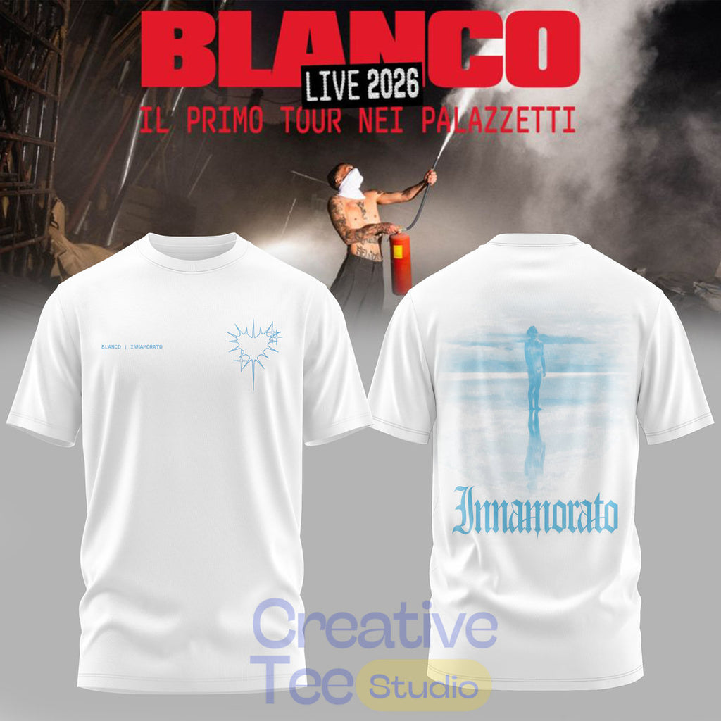 Blanco Nei Palazzetti Tour Edition White Tee Hoodie