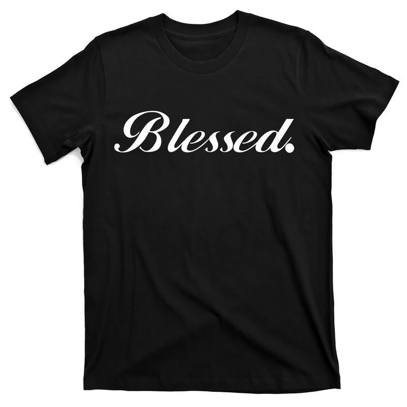 Blessed Signature Thank You God T-Shirt Menswear Top Hoodie, Sweatshirt | TeeBloomCo.com