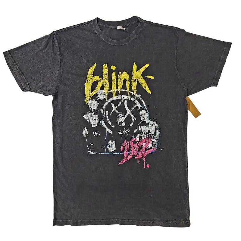 Blink 182 Merch Punk Pop Rock Vintage Distressed Style Premium T-Shirt Hoodie, Sweatshirt | TeeBloomCo.com