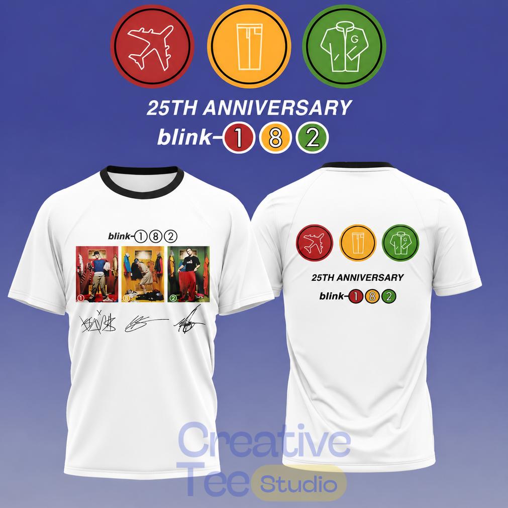 Blink-182 Anniversary Collection – Limited Edition Signature T-Shirt