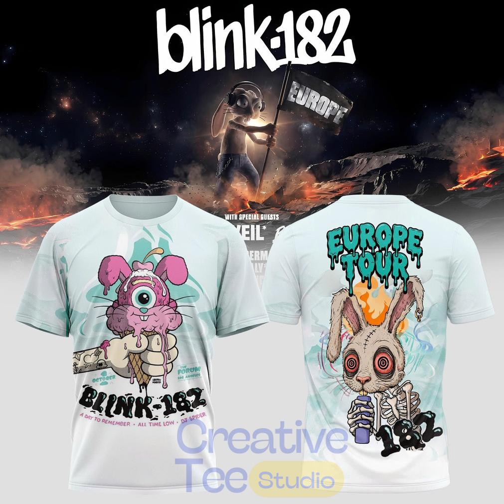 Blink-182 Meltdown Europe Edition Tee