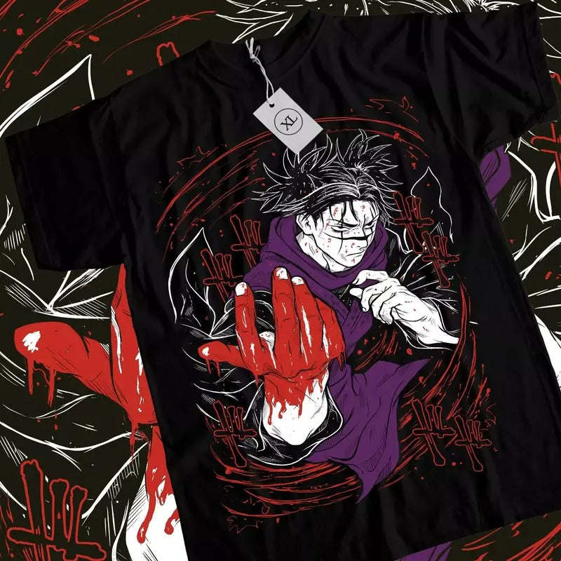Bloody Choso Shirt, Jujutsu Kaisen Shirt, Anime Shirt, Top Menswear Hoodie, Sweatshirt | TeeBloomCo.com