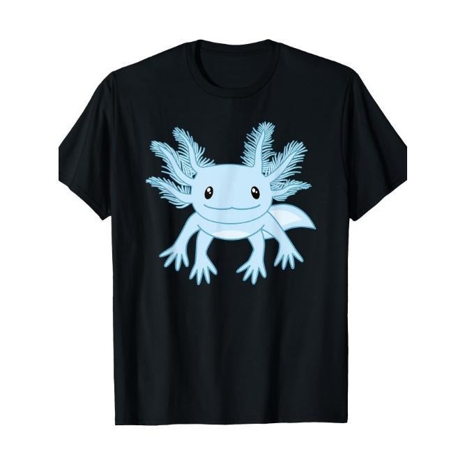 Blue Axolotl Funny Kawaii Axolotl Lover T-Shirt Made in USA Hoodie, Sweatshirt | TeeBloomCo.com