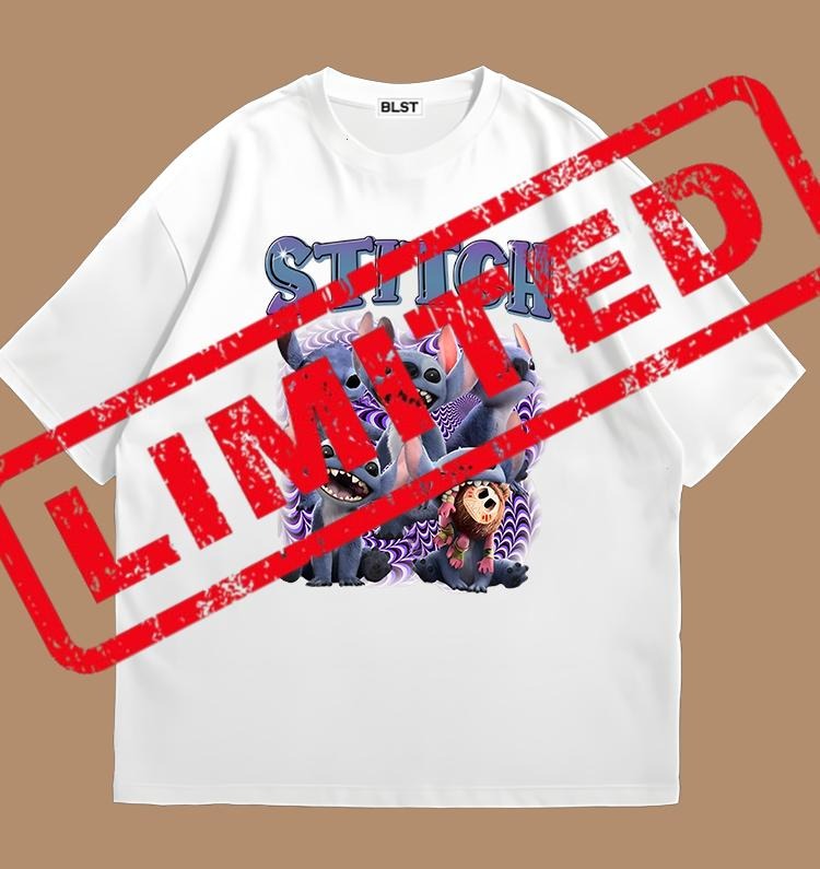 Blue Cartoon Characters Live Action Movie 2025 T-Shirt Trendy Graphic T-Shirt with Street Style Hoodie, Sweatshirt