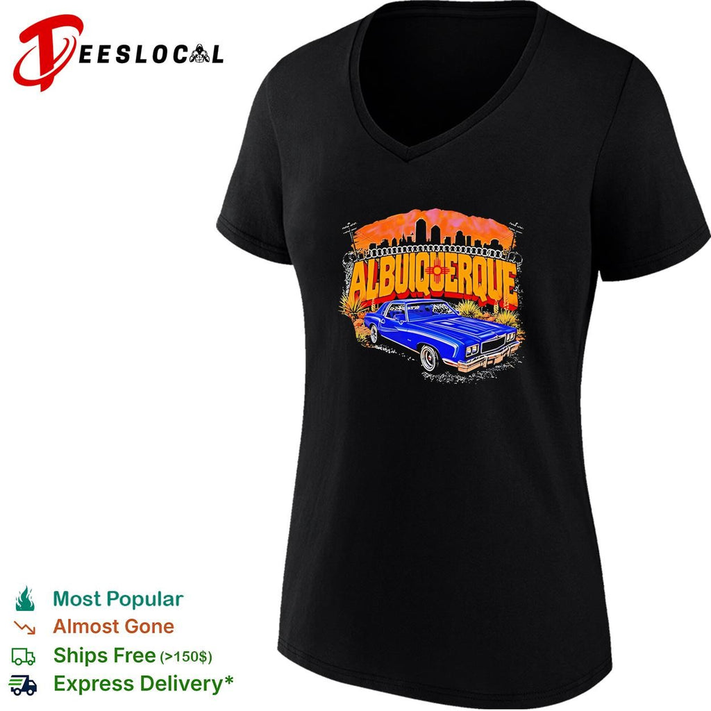 Blue Chevrolet Monte Carlo Lowrider albuiquerque vintage shirt