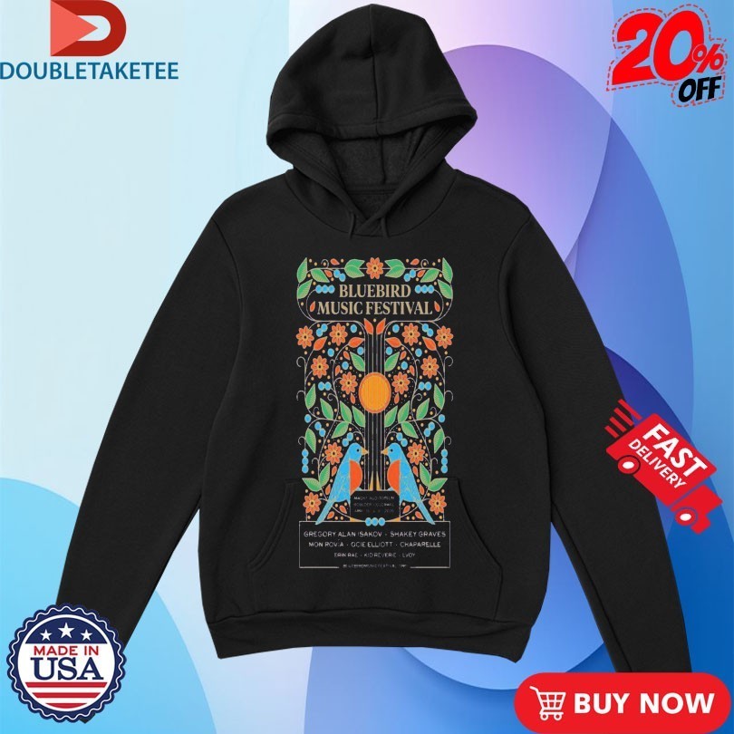 Bluebird Music Festival Boulder, CO Poster Apr 18 2026 Shirts