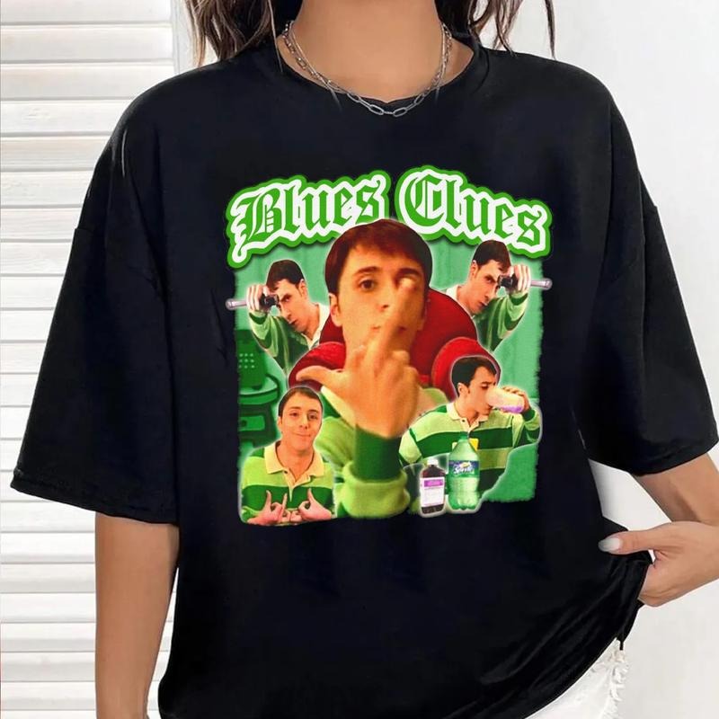 Blues Clues Gangster Funny Meme Shirt Casual Unisex Trendy Style Hoodie, Sweatshirt | TeeBloomCo.com
