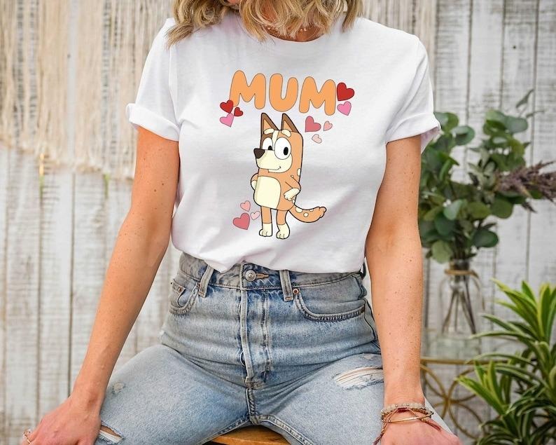 Bluey Family, Mum Dog Birthday Party Shirt Hoodie, Sweatshirt | TeeBloomCo.com