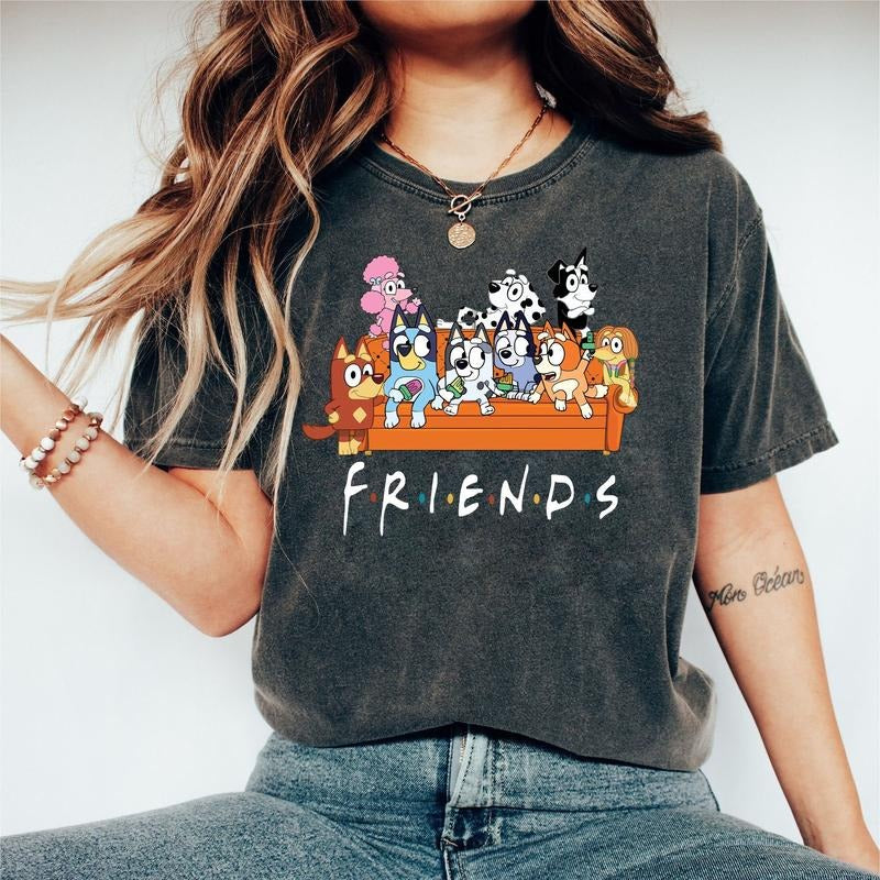 Bluey Friends Shirt, Bluey Gift Shirt, Bluey Friends Shirt, Friends of Bluey Shirt, Bluey Family Birthday Hoodie, Sweatshirt