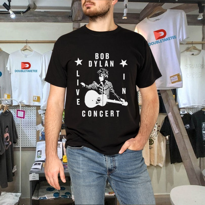 Bob Dylan Live In Concert Guitar Shirts