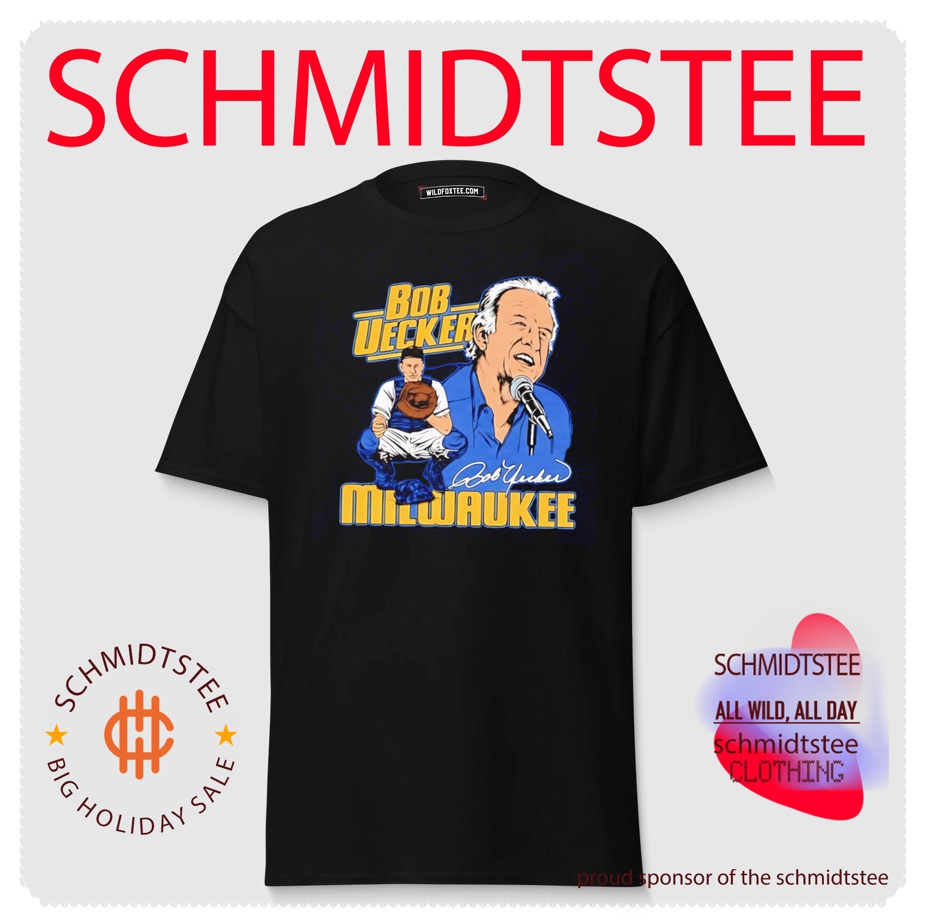 Bob Uecker Milwaukee Baseball signature 2026 shirt