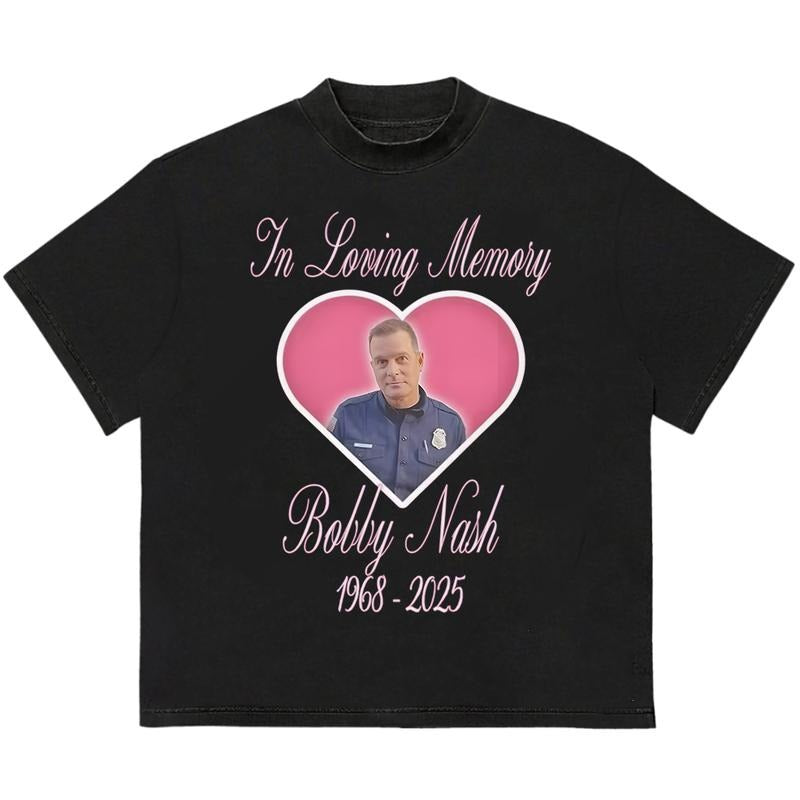 Bobby Nash Loving Memory T-Shirt Great for On-the-Go Looks Unique Design for Everyday Wear Hoodie, Sweatshirt