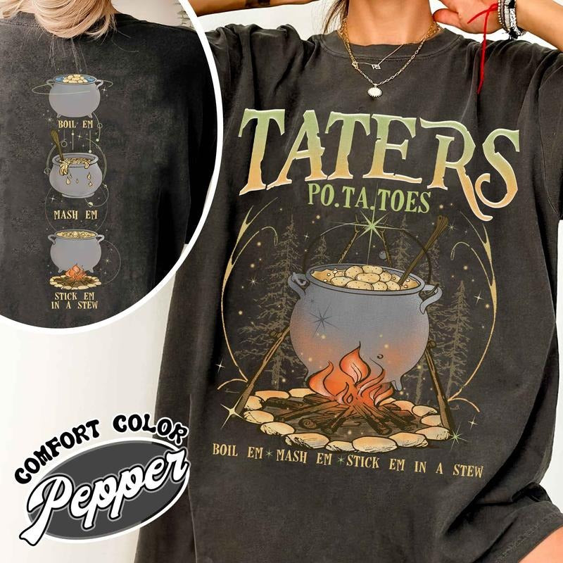 Boiled Potatoes Funny Meme Shirt,Potatoes Boil Em Mash Em Stick Em In A Stew Shirt,Potatoes Boil Em Mash,Mashed...