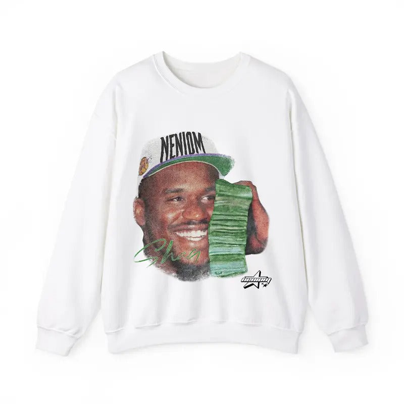 Bold and Iconic Shaq Money Sweatshirt for True Fans! T-Shirts, Hoodie | TeeBloomCo.com