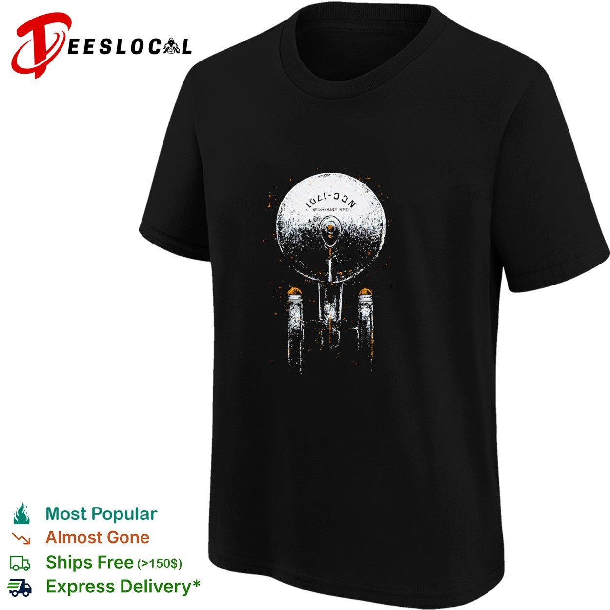 Boldly Go Starship the USS Enterprise shirt