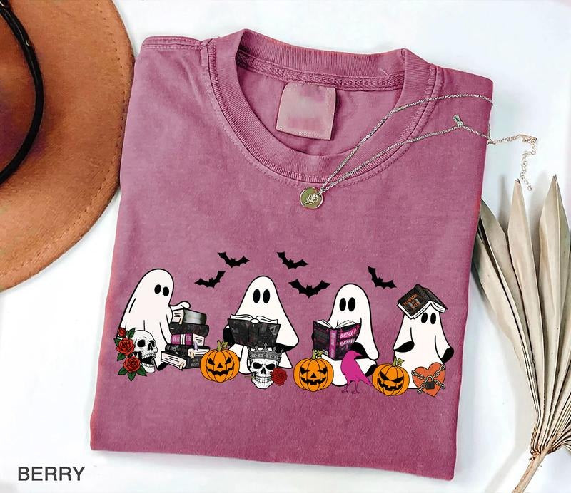 Bookish Ghosts Dark Romance Shirt, The Ritual Inspired Shirt, Ghost Book Sweatshirt, Haunting Adeline Sweater, Butcher &...