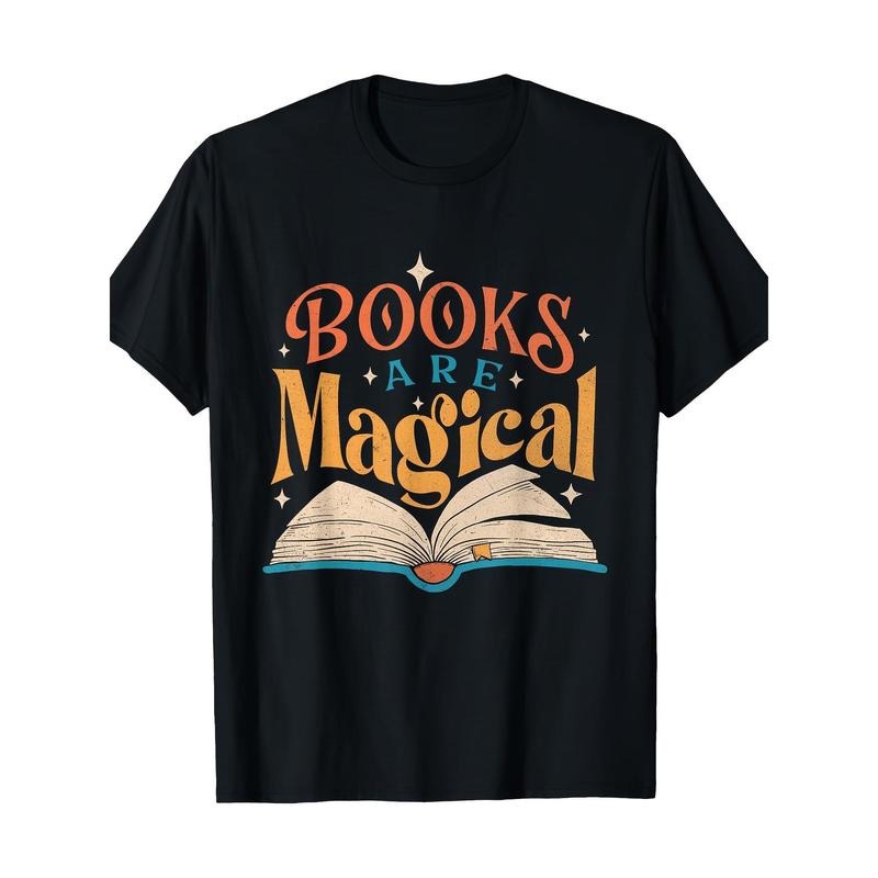 Books are magical - Bookworm Bookworm Library 100% Cotton T-shirt Made in USA Hoodie, Sweatshirt | TeeBloomCo.com