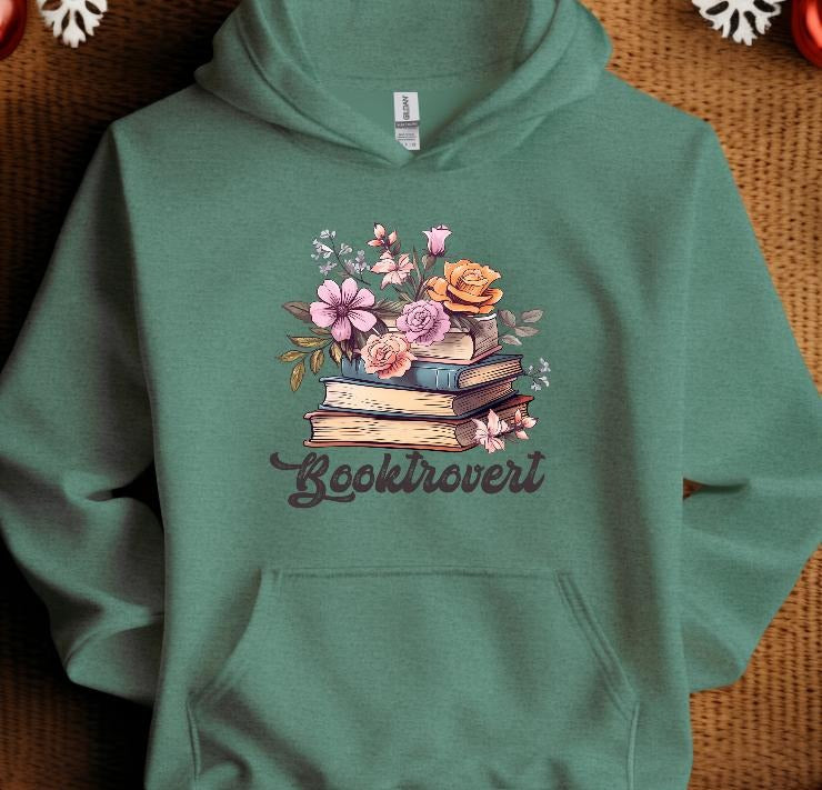 Booktrovert Booktok Sweatshirt Casual Hoodie T-Shirts | TeeBloomCo.com