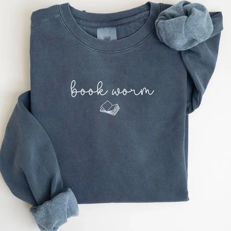 Bookworm Sweatshirt, Bookish Shirt, Book Club Sweatshirt, Booktok Shirt, Book Hoodie, Book Lover Crewneck | TeeBloomCo.com