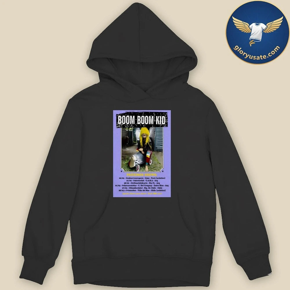 Boom Boom Kid Proximos 2026 Tour Poster Shirt