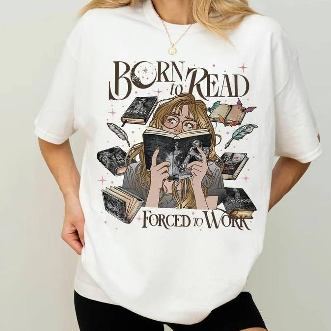 Born To Read LORDS Forced To Work Shirt, The L.o.r.d.s Series Sweatshirt, Shantel Tessier Book Shirt, Bookish Gift for...