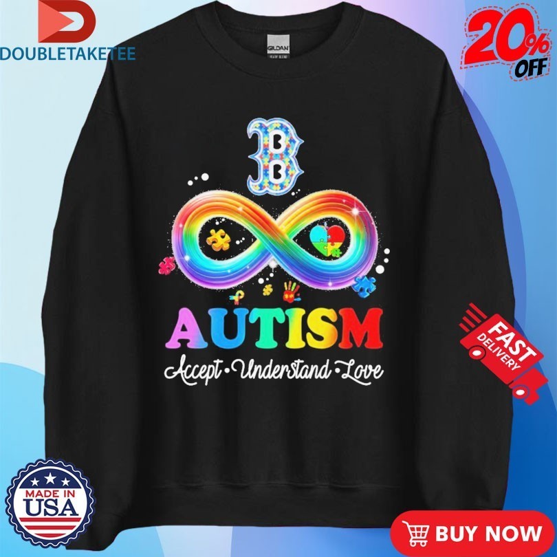 Boston Red Sox Autism Accept Understand Love Shirts