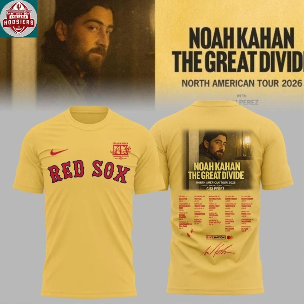 Boston Red Sox x Noah Kahan North America Tour 2026 Signature Two Sided Shirt