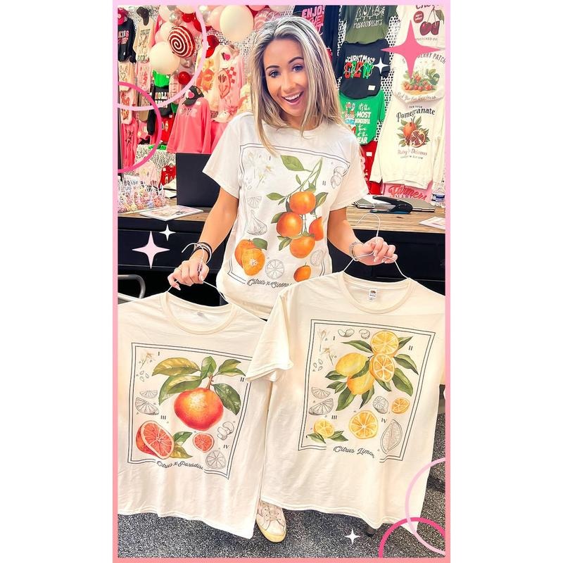 Botanical Fruit Graphic T-Shirt Hoodie, Sweatshirt | TeeBloomCo.com