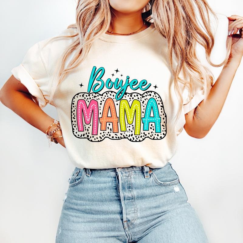Boujee Mama Shirt, Dalmatian Dots Shirt, Mama Shirt Design, Dalmatian Dots, Mothers Day, Unisex T-Shirt, Short Sleeve Tee...
