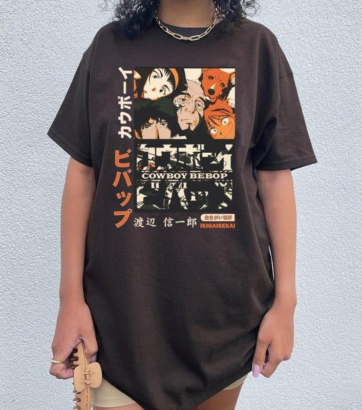 Bounty hunter Vintage Cowboy Bebop IKIGAISEKAI T-shirt Hoodie, Sweatshirt | TeeBloomCo.com