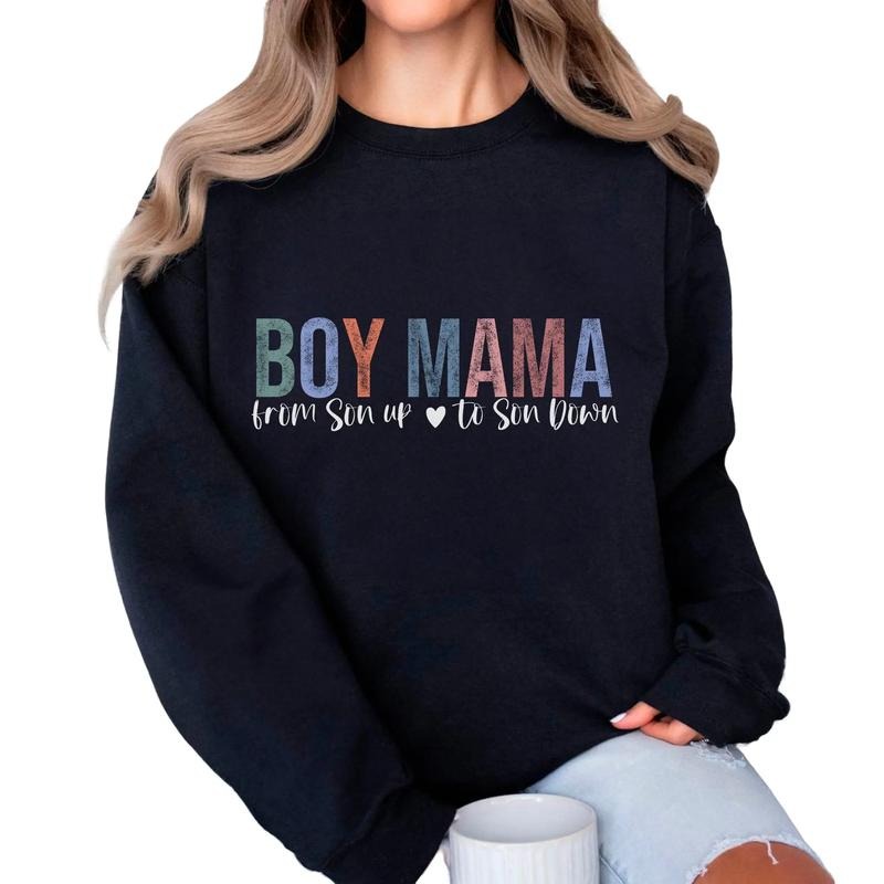 Boy Mama From Son Up To Son Down Sweatshirt, Boy Mom Shirt Gift, Unisex Sweatshirt, Gifts For Mother Mama From Daughter...