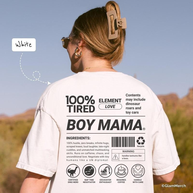 Boy Mama Shirt, Mother's Day Gift, Funny Mom Definition T-Shirt, Boy Mama Club, Mum Birthday Gift, Tired Mom Tee Hoodie,...