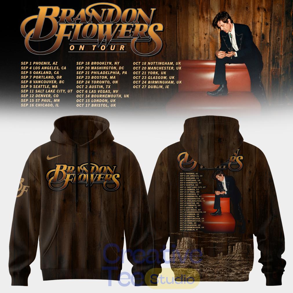 Brandon Flowers On Tour 26 Hoodie Edition