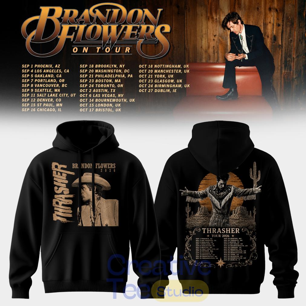 Brandon Flowers On Tour 26 Hoodie Edition