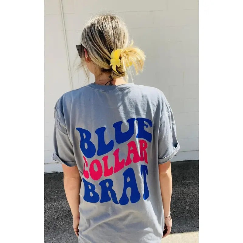 Brat Graphic Short Sleeve Top, shirt hot tiktok trend 2024 Hoodie, Sweatshirt | TeeBloomCo.com