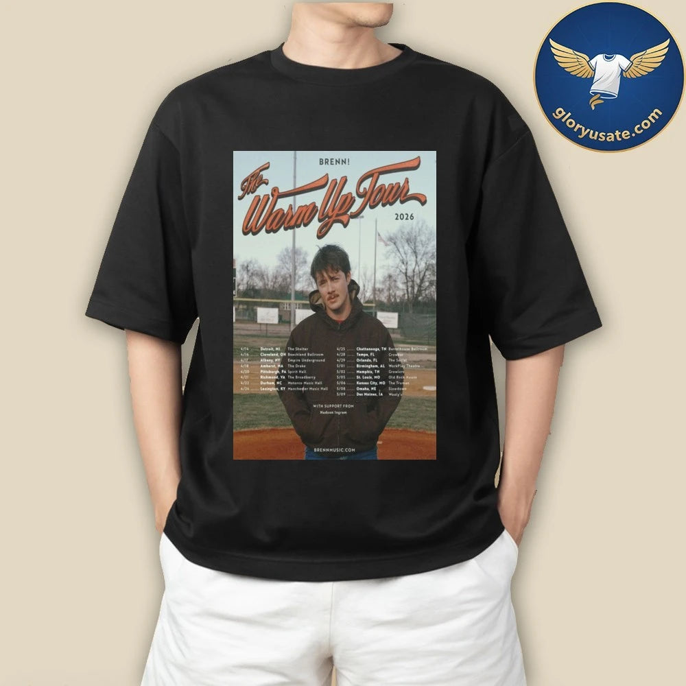 Brenn The Warm Up Tour 2026 Poster Shirt
