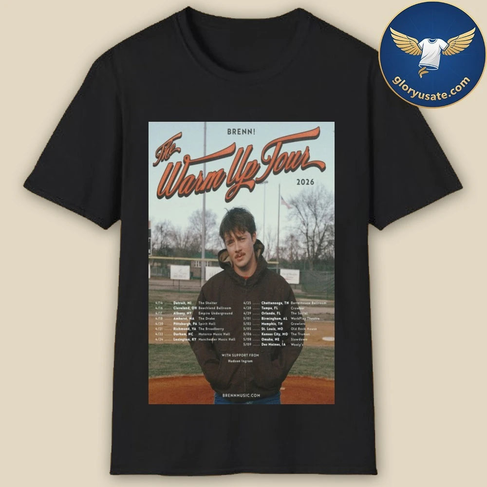 Brenn The Warm Up Tour 2026 Poster Shirt