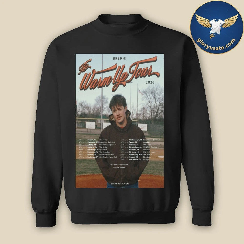 Brenn The Warm Up Tour 2026 Poster Shirt