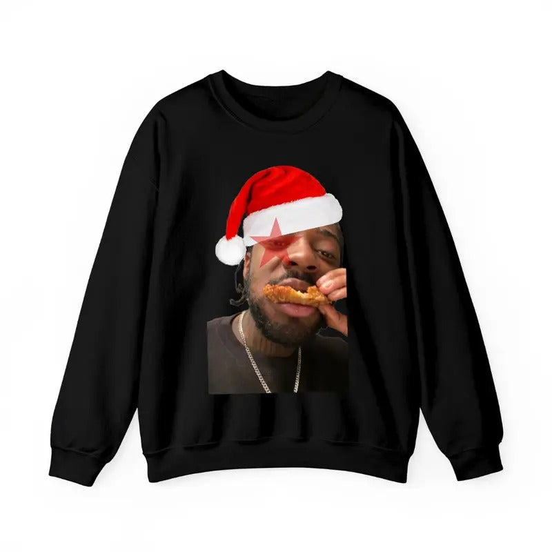 Brenttt Faiyazz Santa Cutee Red Star Sweatshirt, Christmas Shirt Hoodie | TeeBloomCo.com