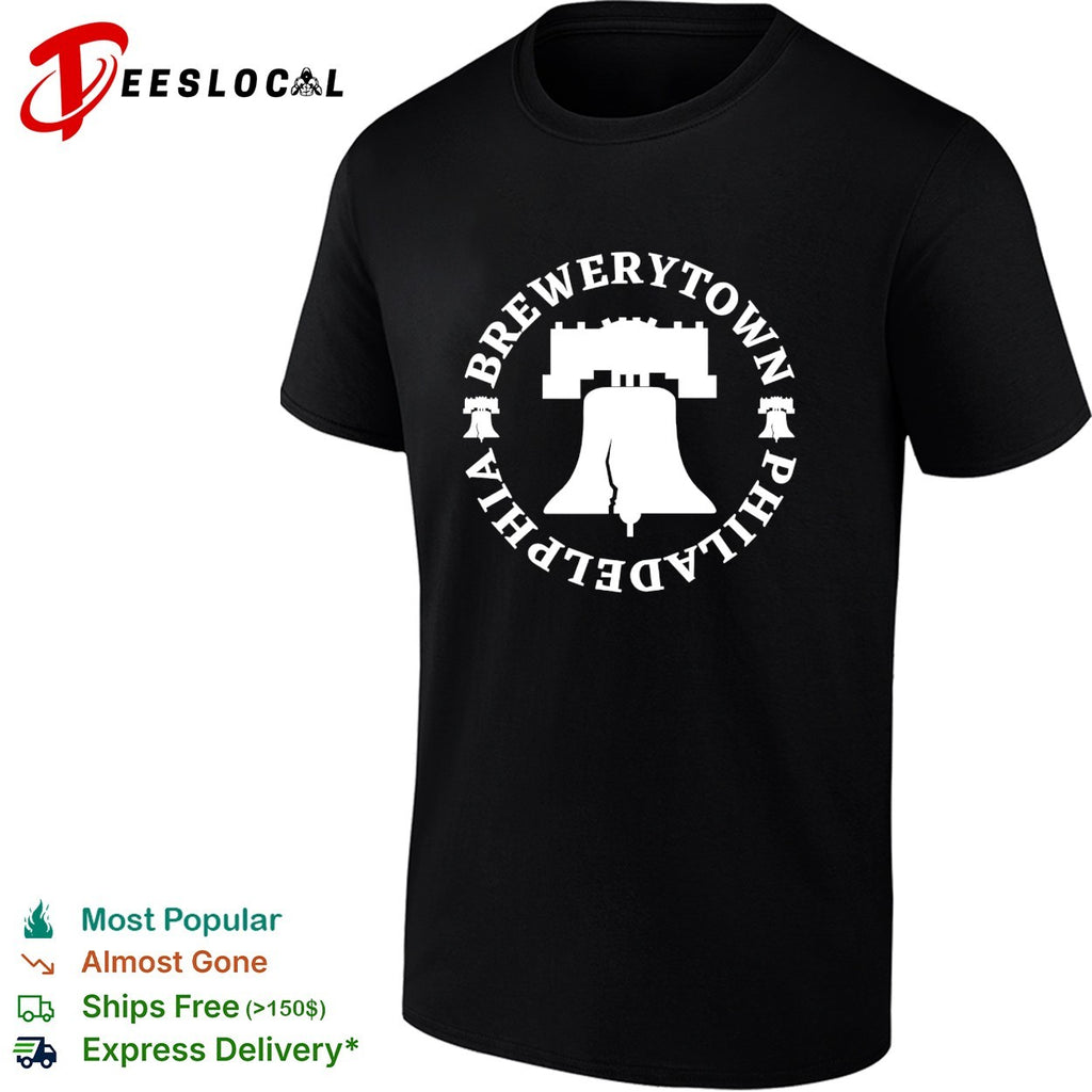 Brewerytown Philadelphia Phillies liberty bell badge shirt