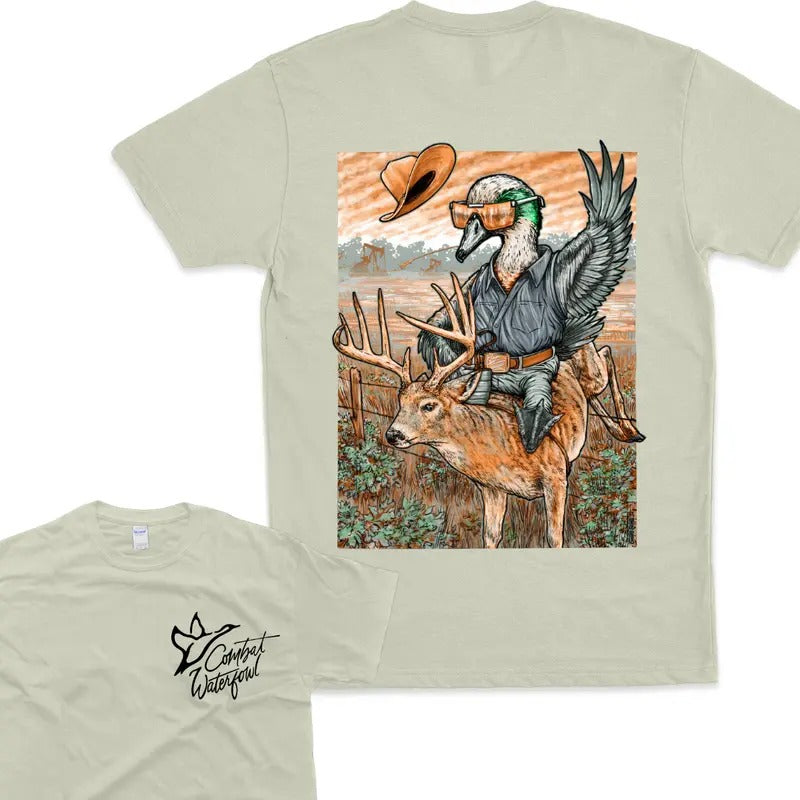 Buckin Cotton Tshirt Hunting 2 sided T-shirt Dolph series Duck Tee Sweatshirt Hoodie | TeeBloomCo.com