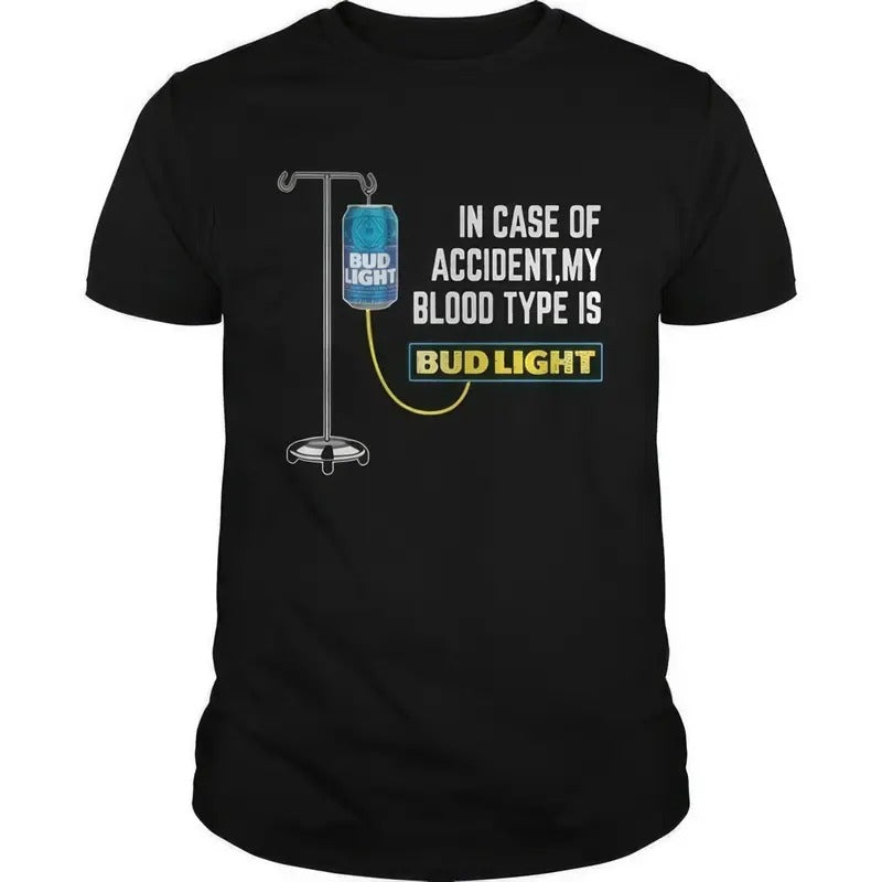 Bud.Light Beer Summer Classic  T-shirt in Cotton for Unisex Hoodie, Sweatshirt | TeeBloomCo.com