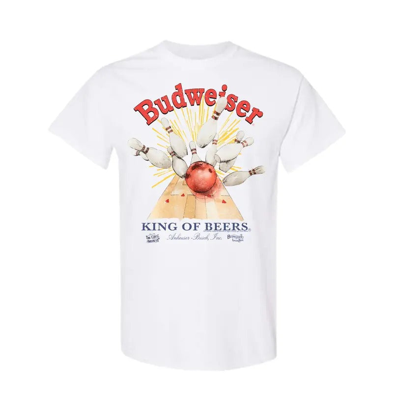 Budweiser Graphic Tee Classic Cotton Tshirt, Gift For Men, Sweatshirt Hoodie For Men Women | TeeBloomCo.com