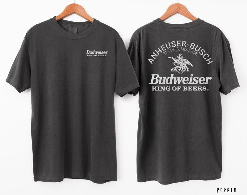 Budweiser T-Shirt Funny drinking shirt Whiskey Casual Top Hoodie, Sweatshirt | TeeBloomCo.com