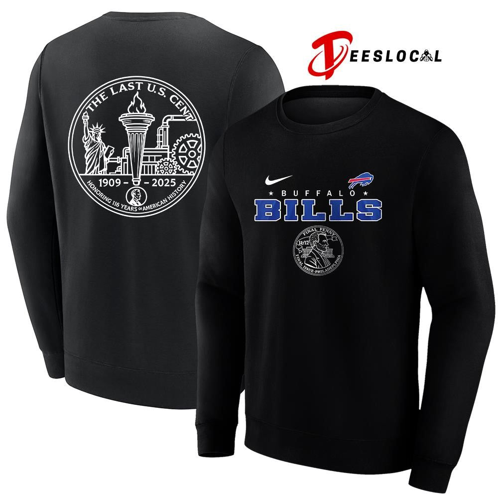 Buffalo Bills the last US cent honoring 116 years of America history shirt