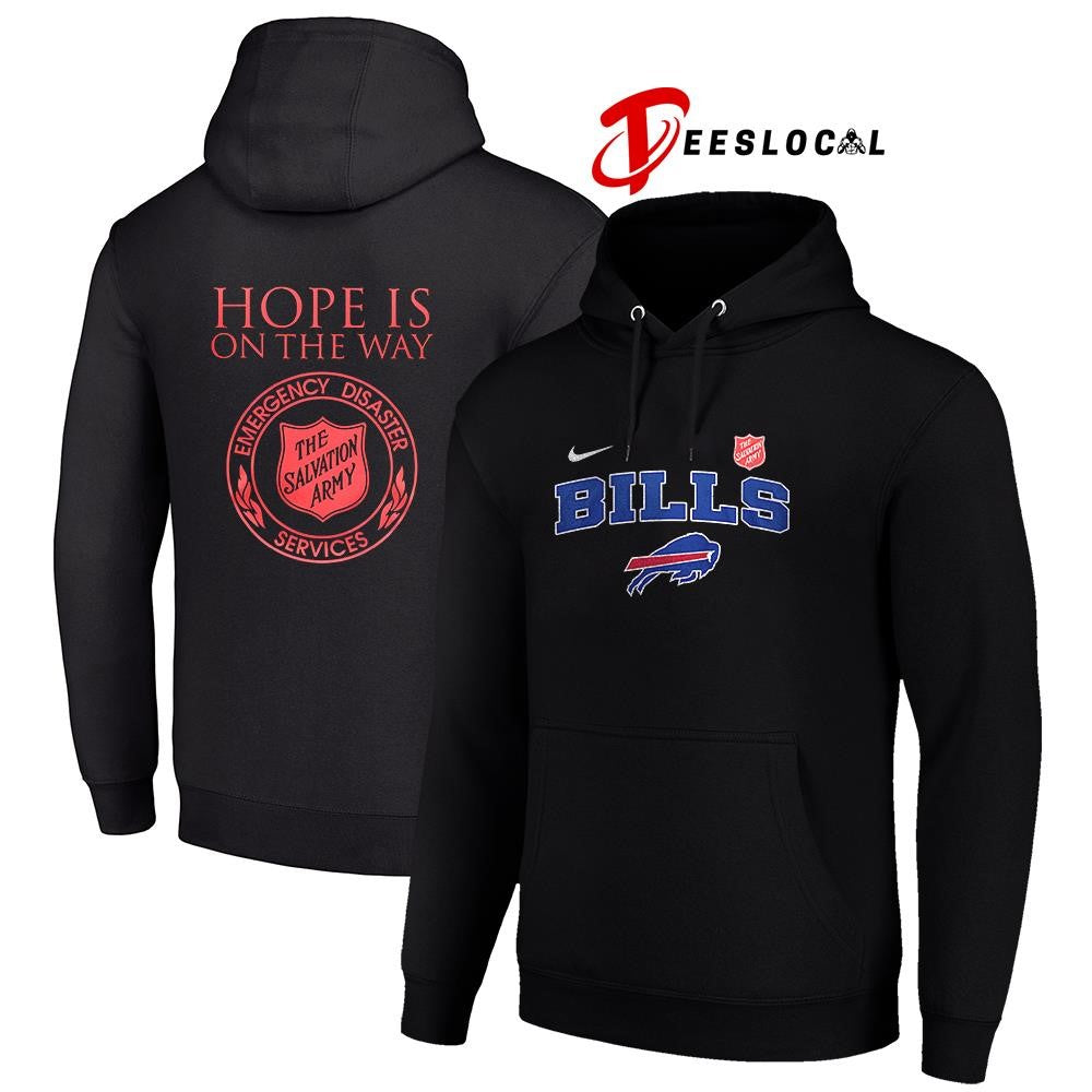 Buffalo Bills x the Salvation army hope is on the way emergency diaster services logo shirt